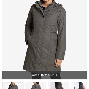 Eddie Bauer Girl On The Go Trench - insulated